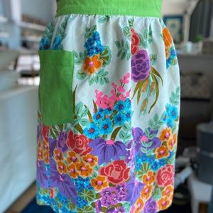 Vintage, handmade kitchen apron